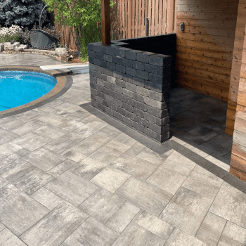 BCI Landscaping outdoor construction project